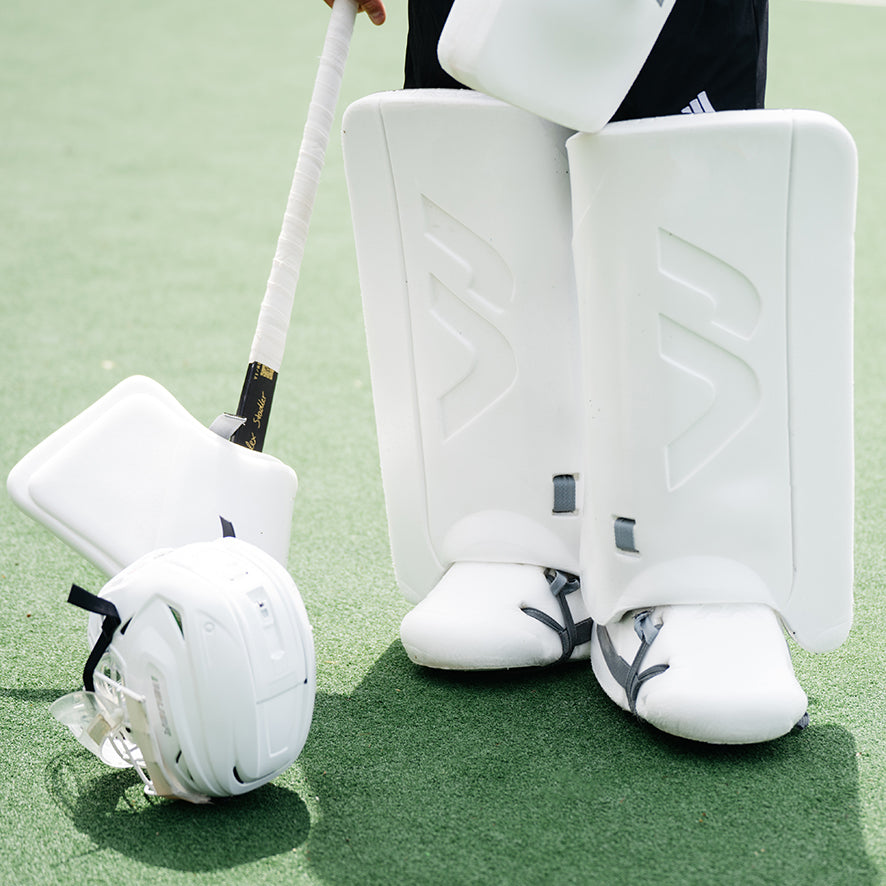 Mercian White Elite Kickers V2 - Enhanced Goalkeeper Protection
