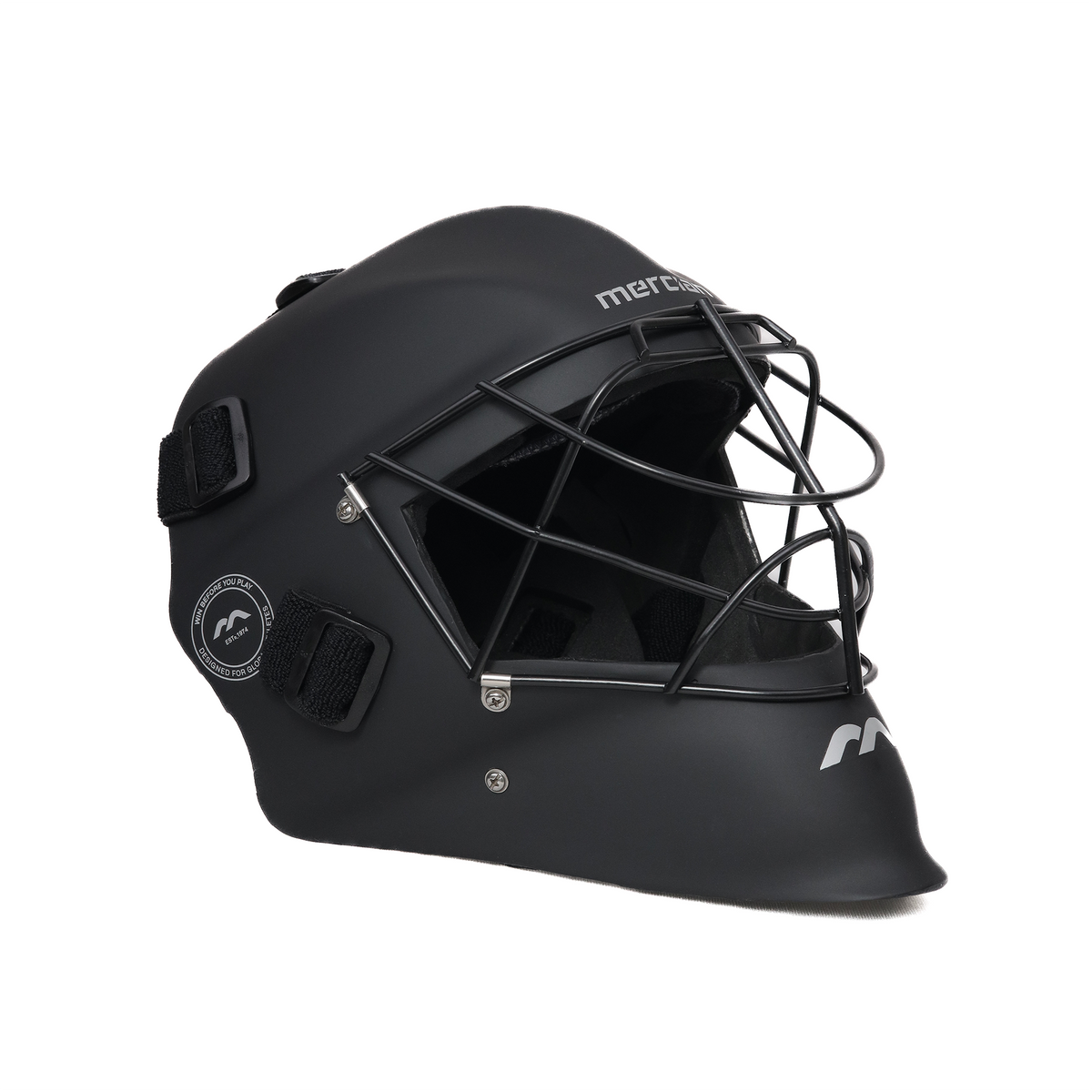 Mercian Genesis Hockey Helmet‚ Fibreglass Shell, Cats-Eye Grill, Superior Protection