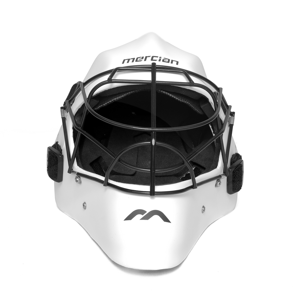Mercian Genesis Hockey Helmet‚ Fibreglass Shell, Cats-Eye Grill, Superior Protection