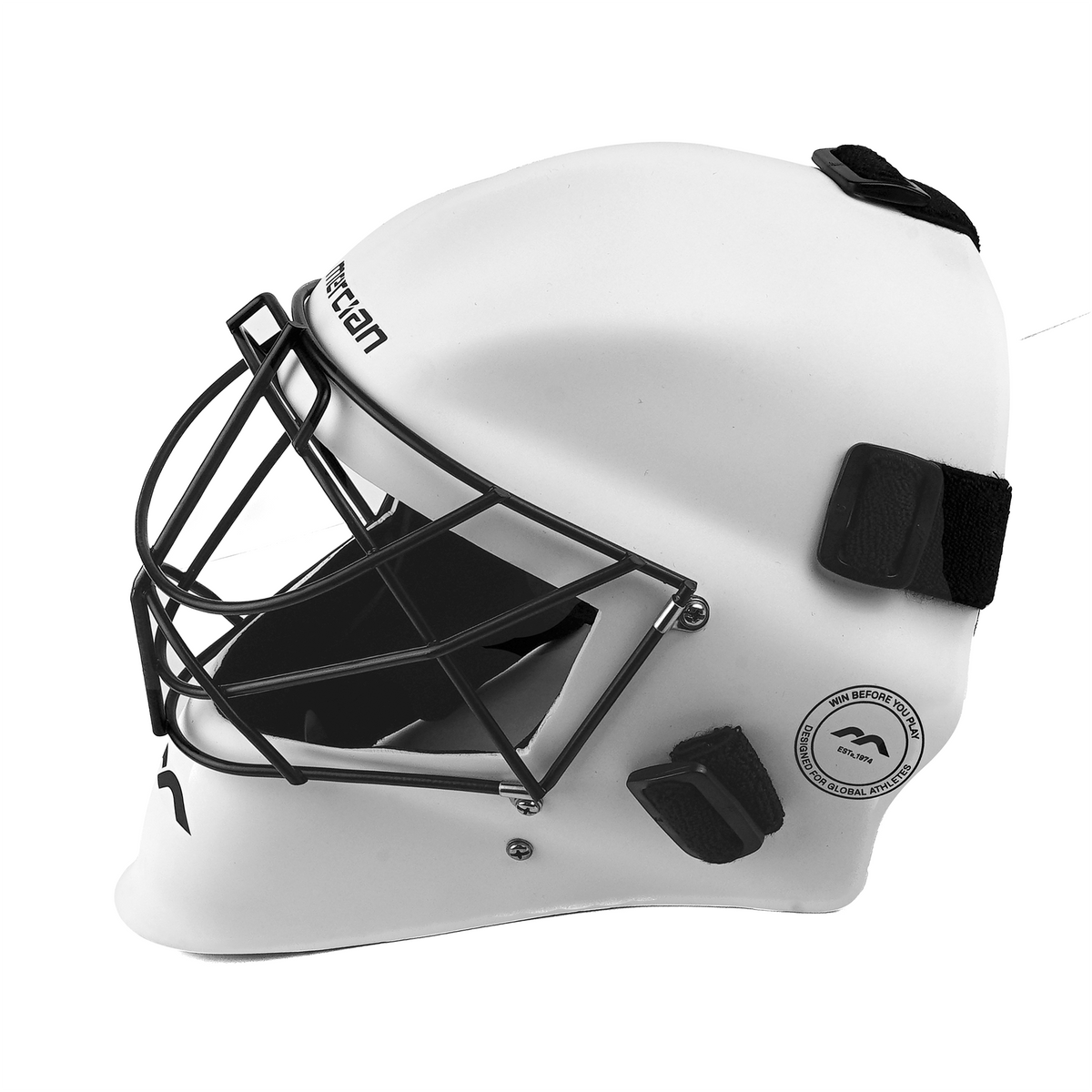 Mercian Genesis Hockey Helmet‚ Fibreglass Shell, Cats-Eye Grill, Superior Protection