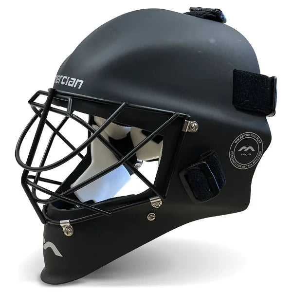 Mercian Genesis Hockey Helmet‚ Fibreglass Shell, Cats-Eye Grill, Superior Protection