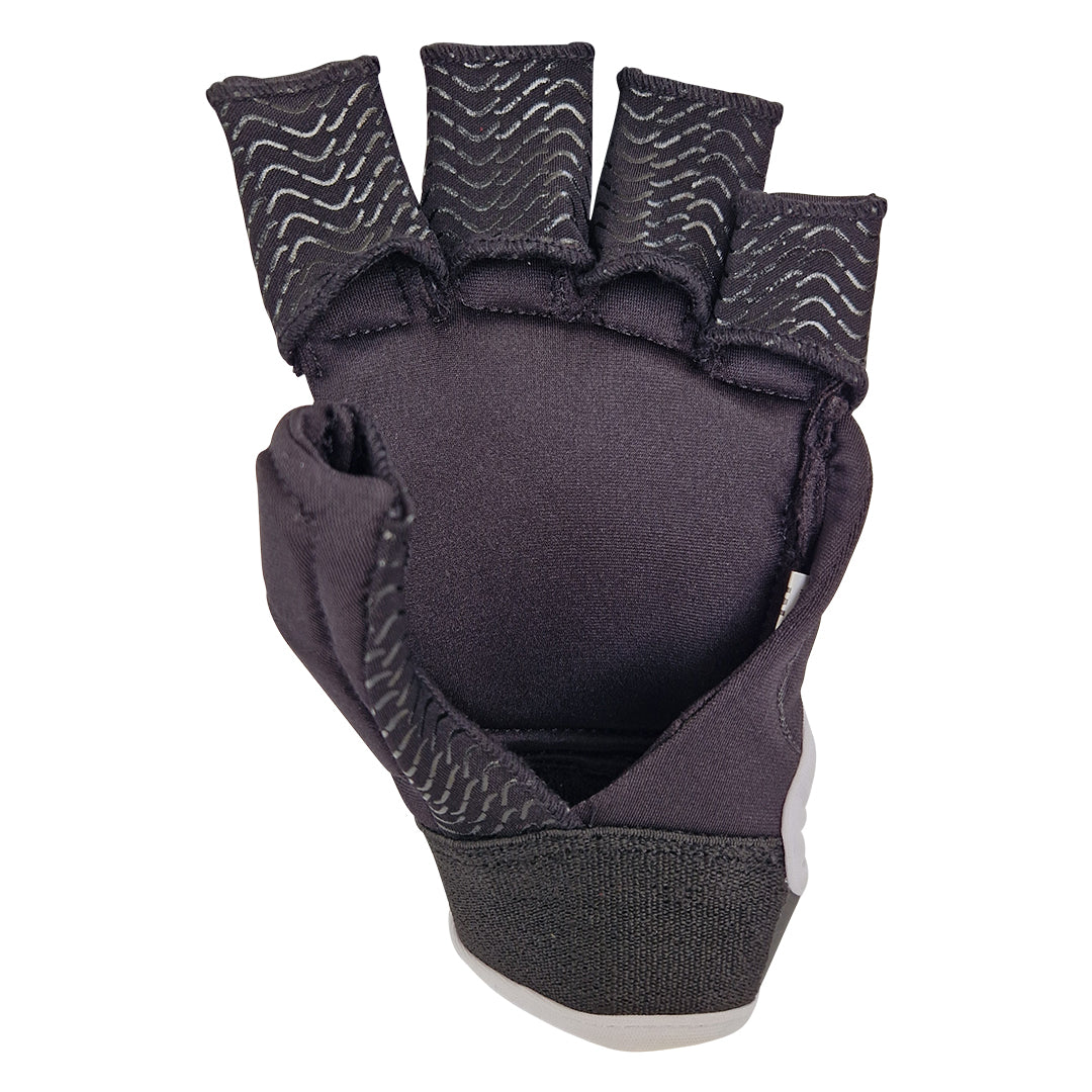 Black Elite Player's Glove Angled View - SKU PPELBLK
